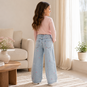 Name It Jeans WIDE LEG Rose (light blue bleached denim)