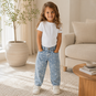 Name It Jeans MOM FIT Bella (medium blue denim hearts)