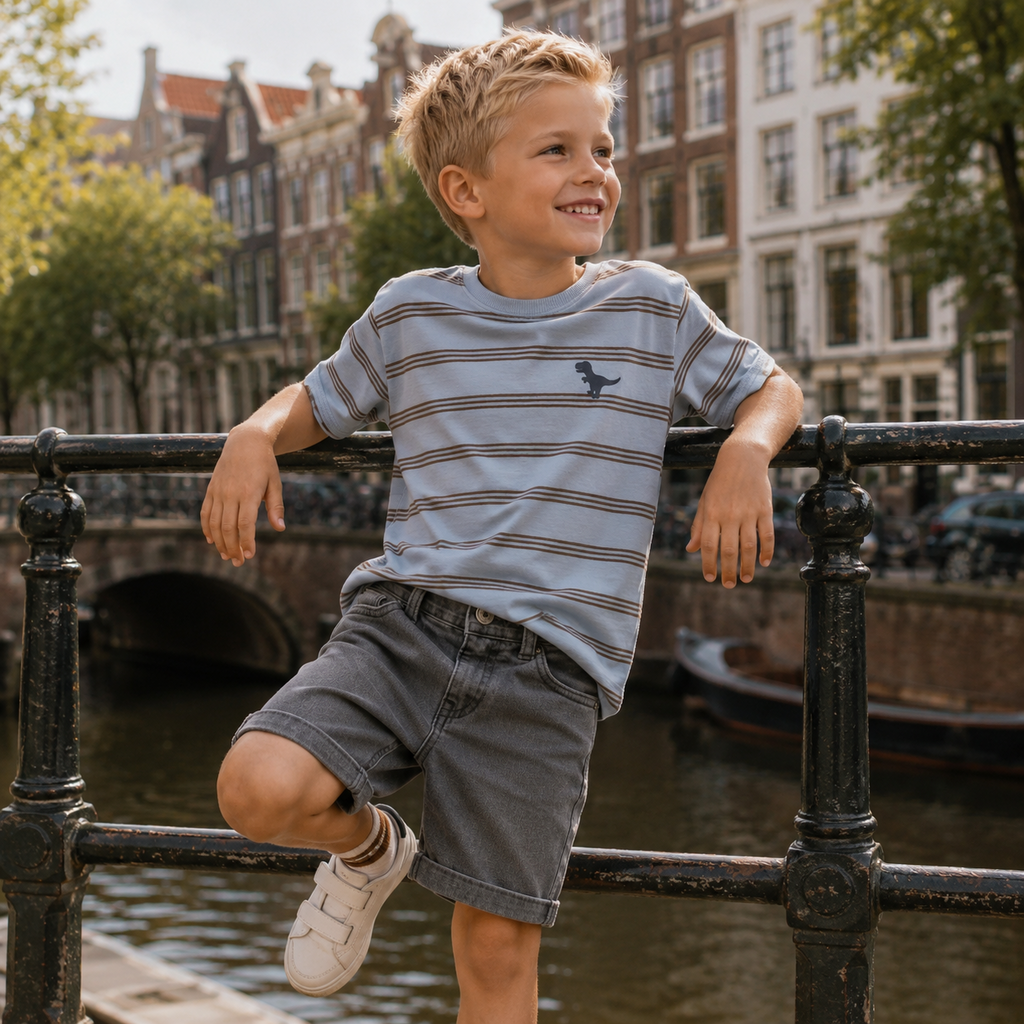 Korte broek STRAIGHT FIT Ryan (medium gray denim)