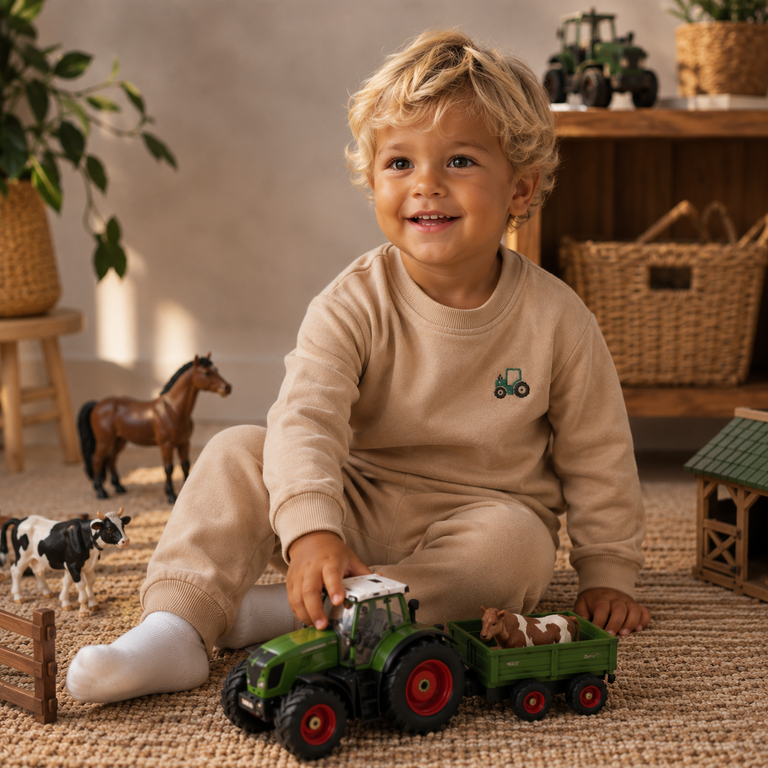 Trui sweat Vallen (sesame TRACTOR)