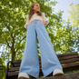 Name It Jeans WIDE LEG harten Rose (light blue denim)