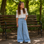 Name It Jeans WIDE LEG harten Rose (light blue denim)
