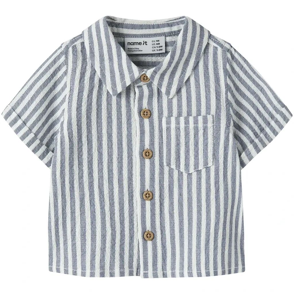 Overhemd Fedenis (vintage indigo)