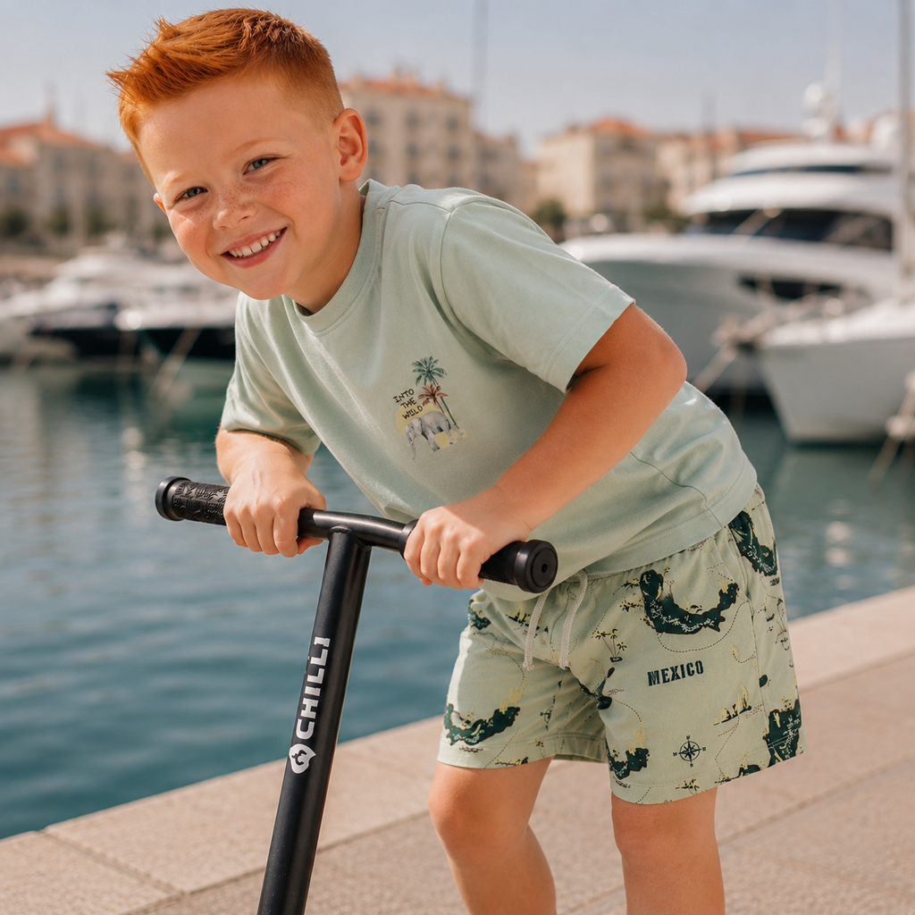 T-shirt Hugo (pale aqua)