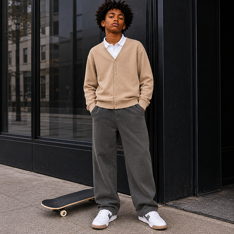 Broek WIDE FIT Kevin (peat)
