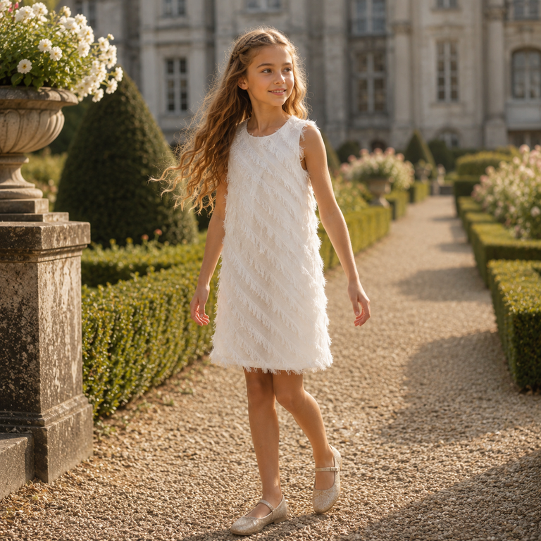 Jurk Moscou (cream)