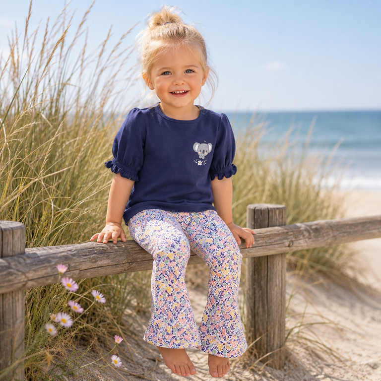 Broekje legging flared (white)