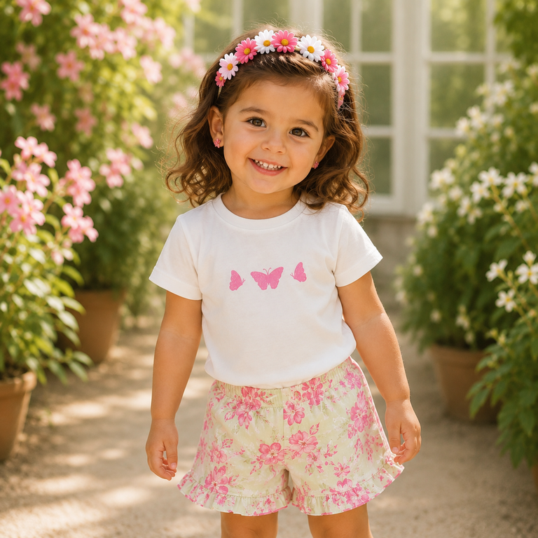 Korte broek Fennaz (lime cream)