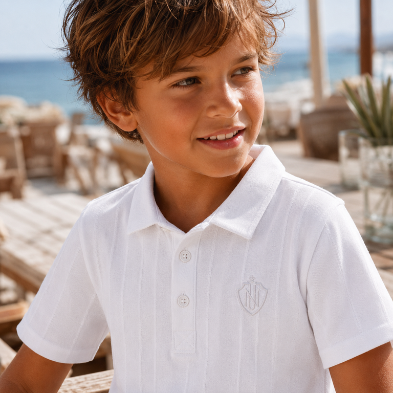 Polo shirt Fen (bright white)