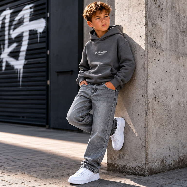 *Jeans STRAIGHT FIT Ryan (light grey denim)