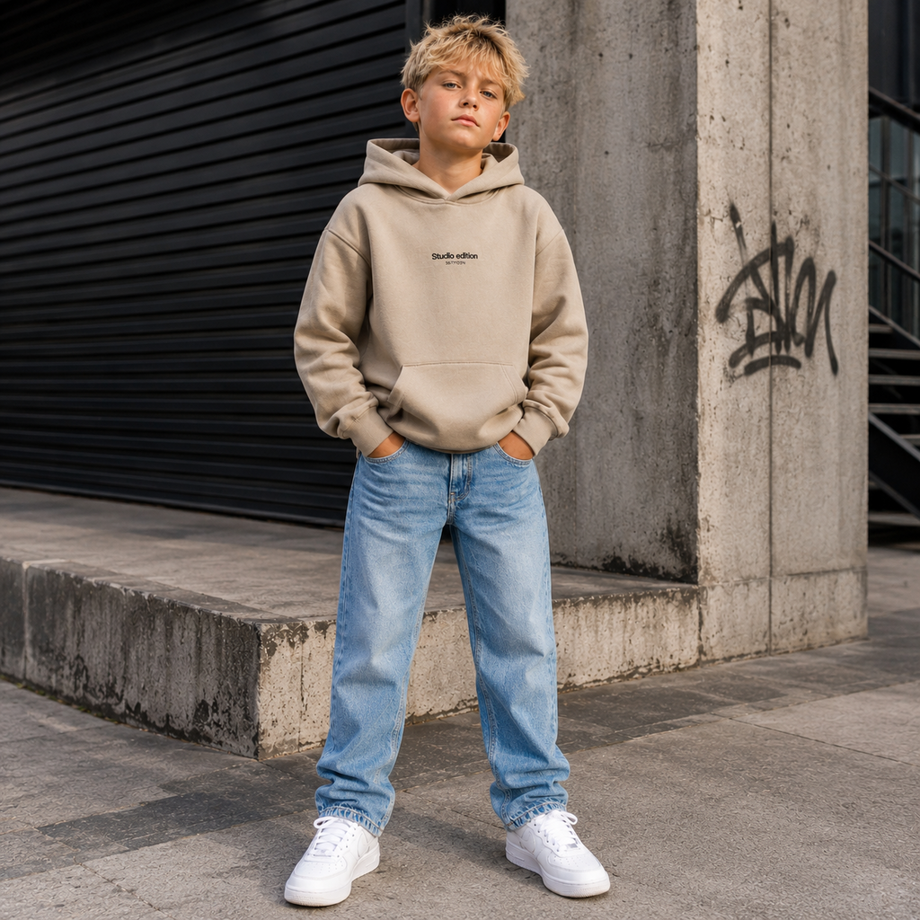 Trui sweat hoodie Brody (pure cashmere)