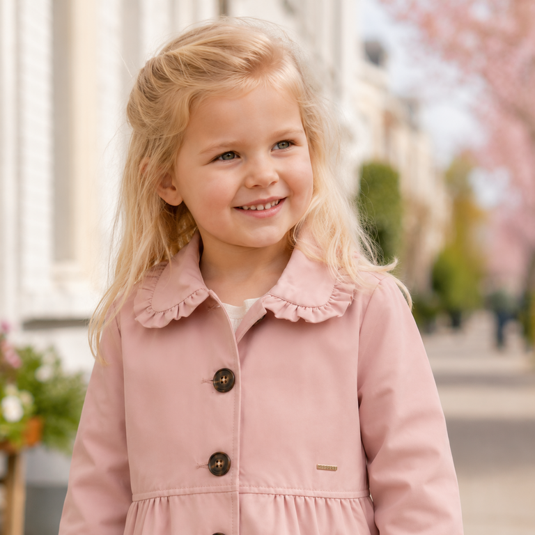 Zomerjas trench coat Madelin (pale mauve)