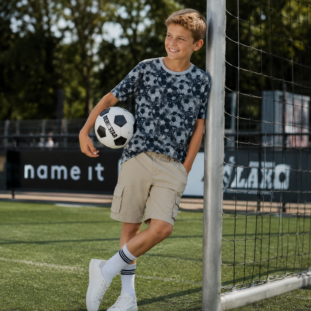 T-shirt Veldo (blue fog football)