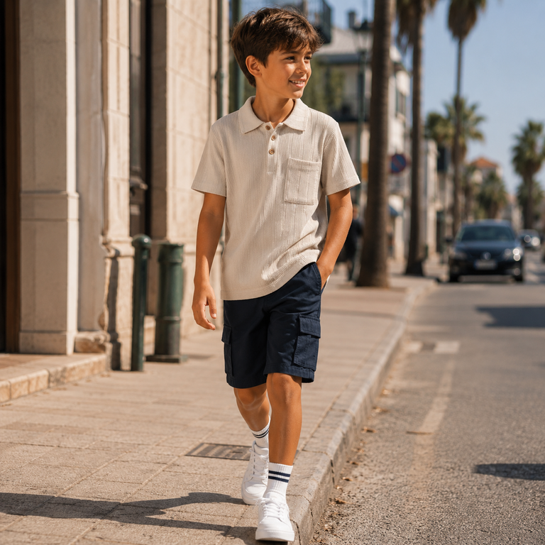 Polo shirt Haksi (chateay gray)