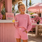 Name It Korte broek sweat Harmonia (pink drink)