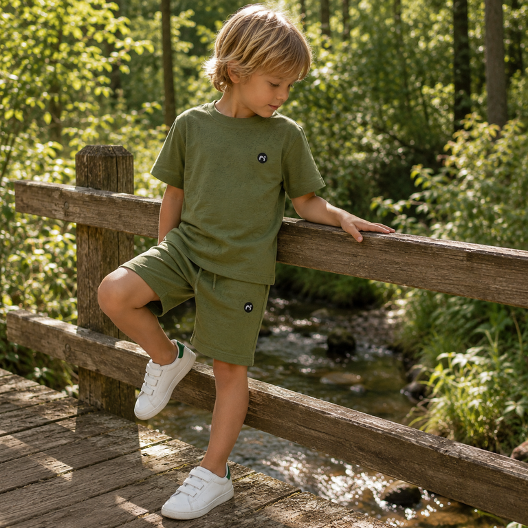 Korte broek sweat Vimo (riffle green)
