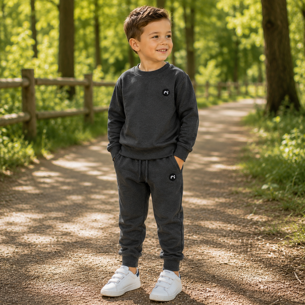 Trui sweat Vimo (dark grey melange)