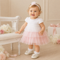 Mayoral Jurkje met haarbandje (baby rose)