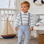 Mayoral Broekje met bretels (blue)