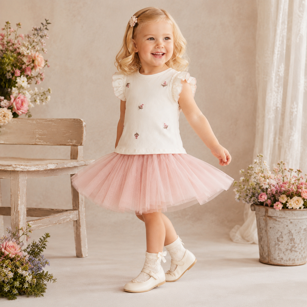 Setje met rokje (peony)