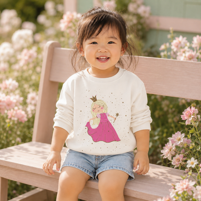 Longsleeve Veen (cloud dancer princess)