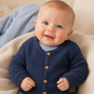 Name It Gebreid vestje Denver (vintage indigo)