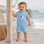 Name It T-shirt Vacion (airy blue boat)