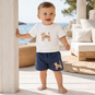 Name It T-shirt Vacion (cloud dancer tiger)