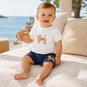 Name It T-shirt Vacion (cloud dancer tiger)