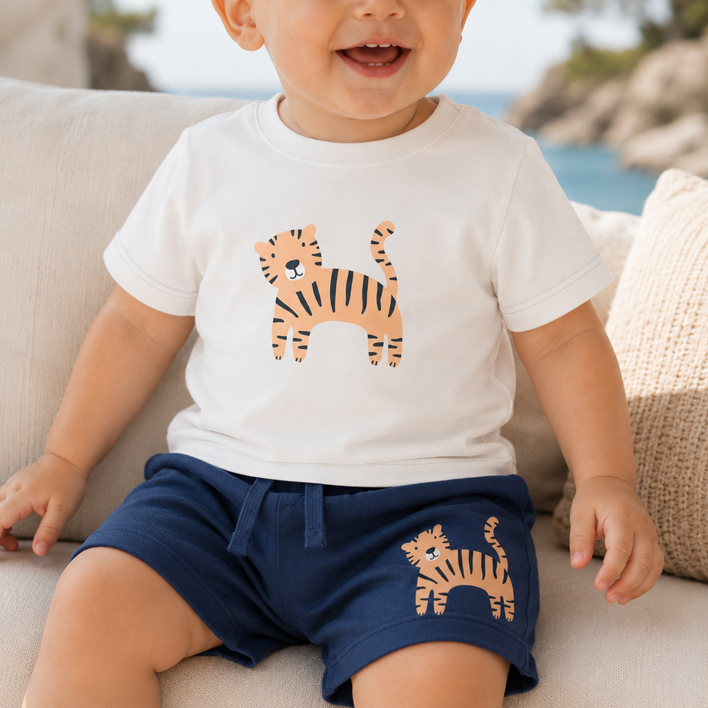 T-shirt Vacion (cloud dancer tiger)
