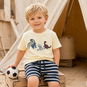 Name It T-shirt Victor (pear sorbet dino)