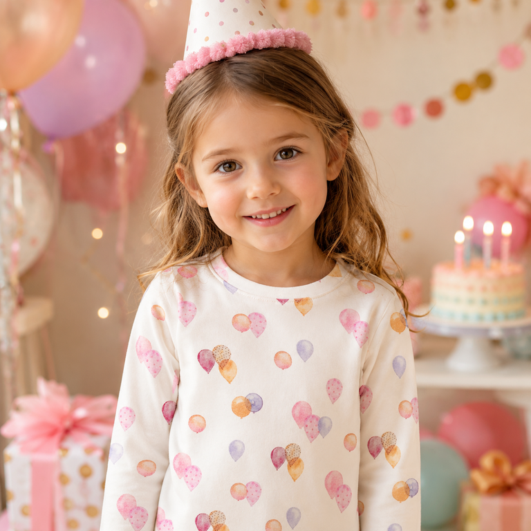 Longsleeve ballonnen Delilah (carinaria)