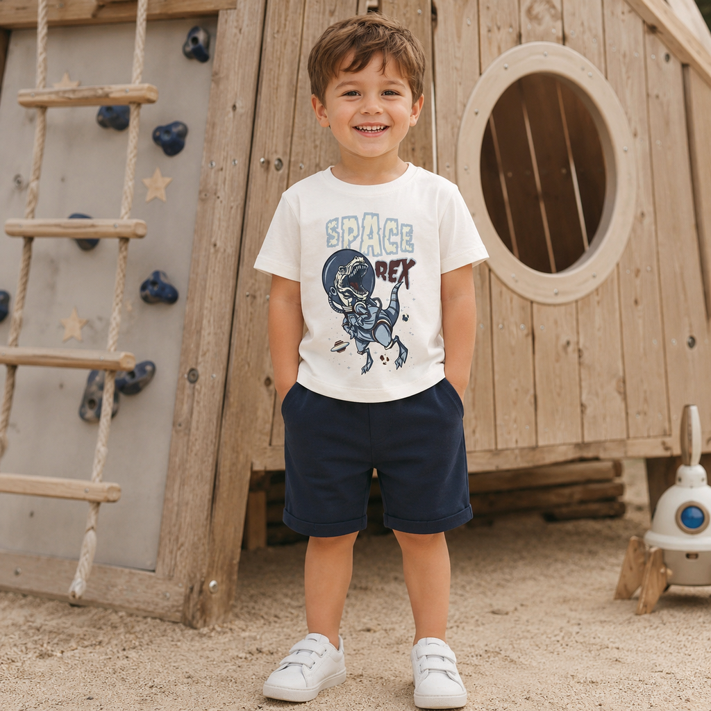T-shirt Victor (cloud dancer dino)
