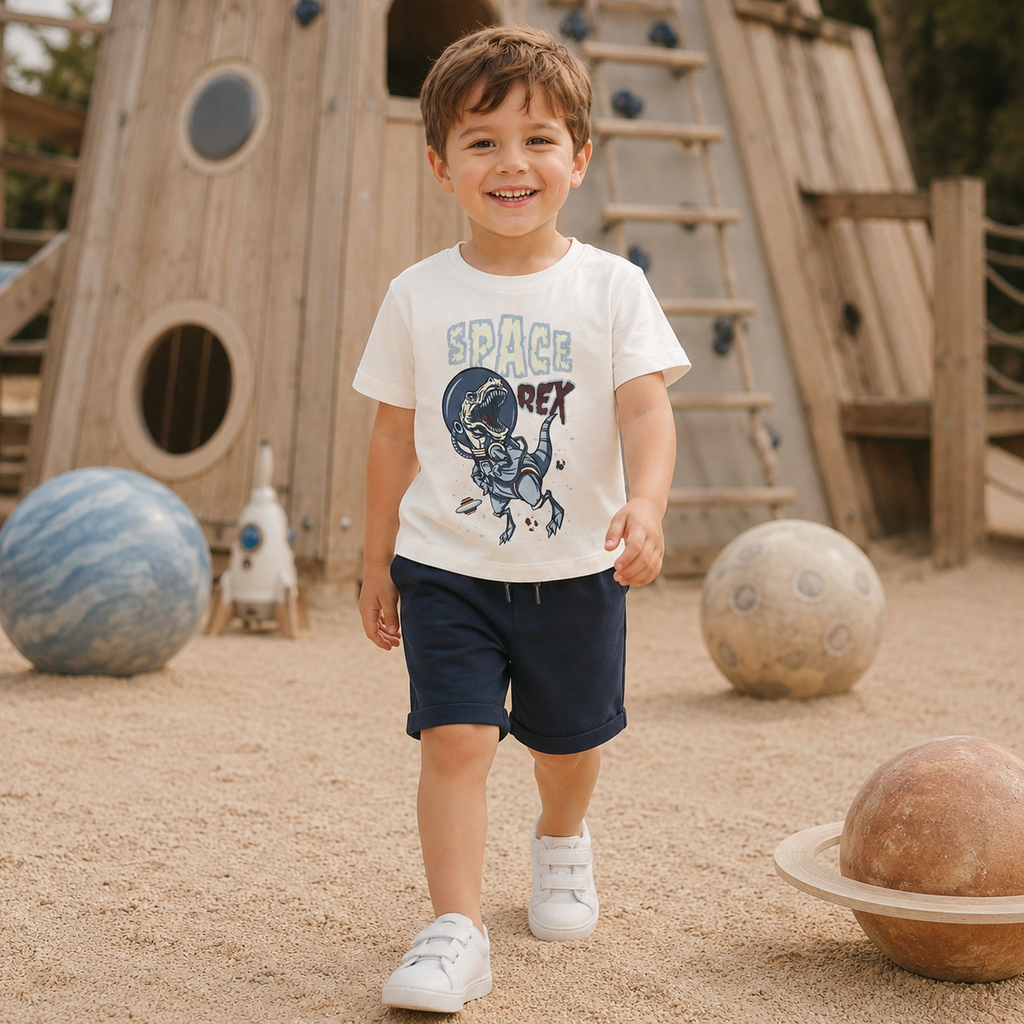 T-shirt Victor (cloud dancer dino)