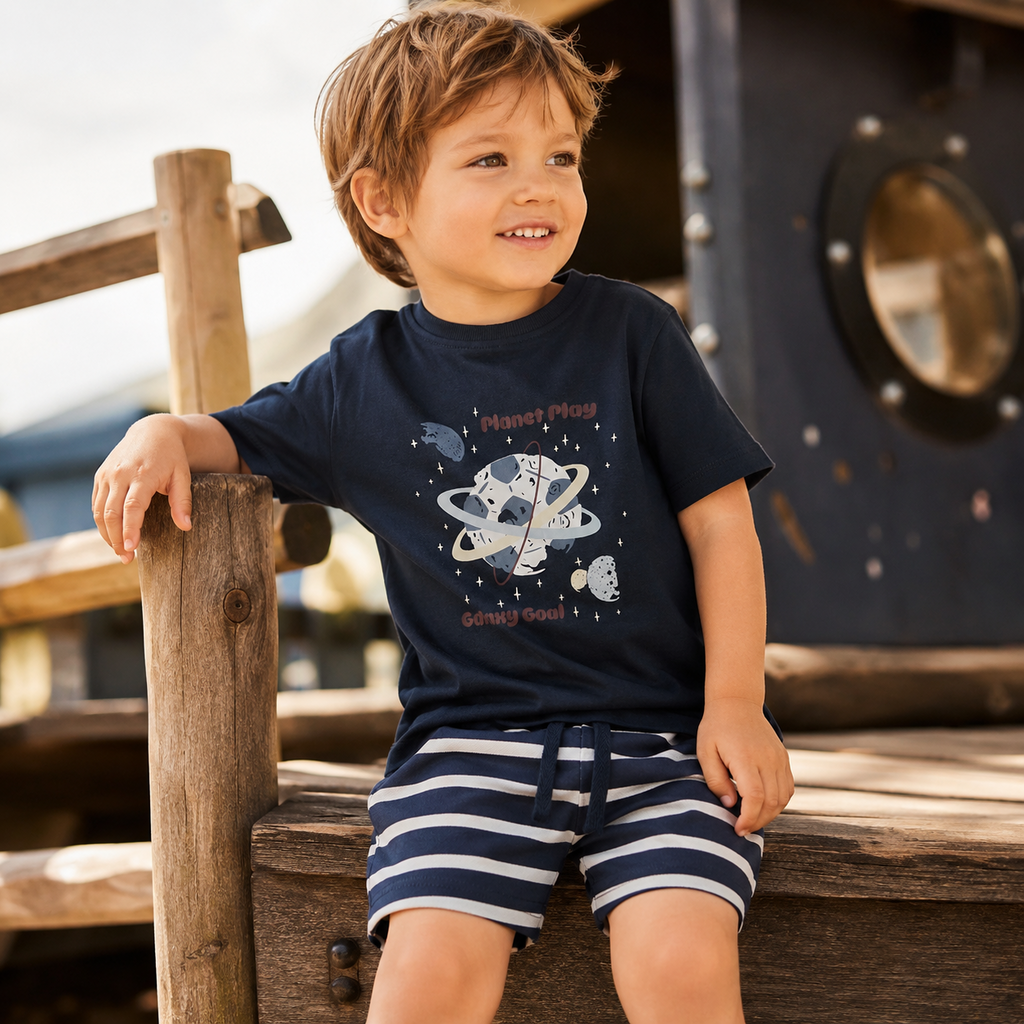 T-shirt Victor (navy blazer football)