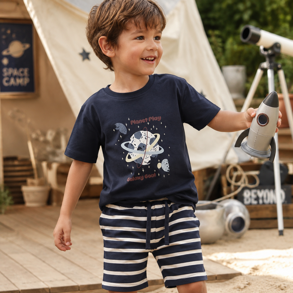 T-shirt Victor (navy blazer football)