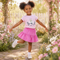 Name It T-shirt Vix (pirouette bee flower)