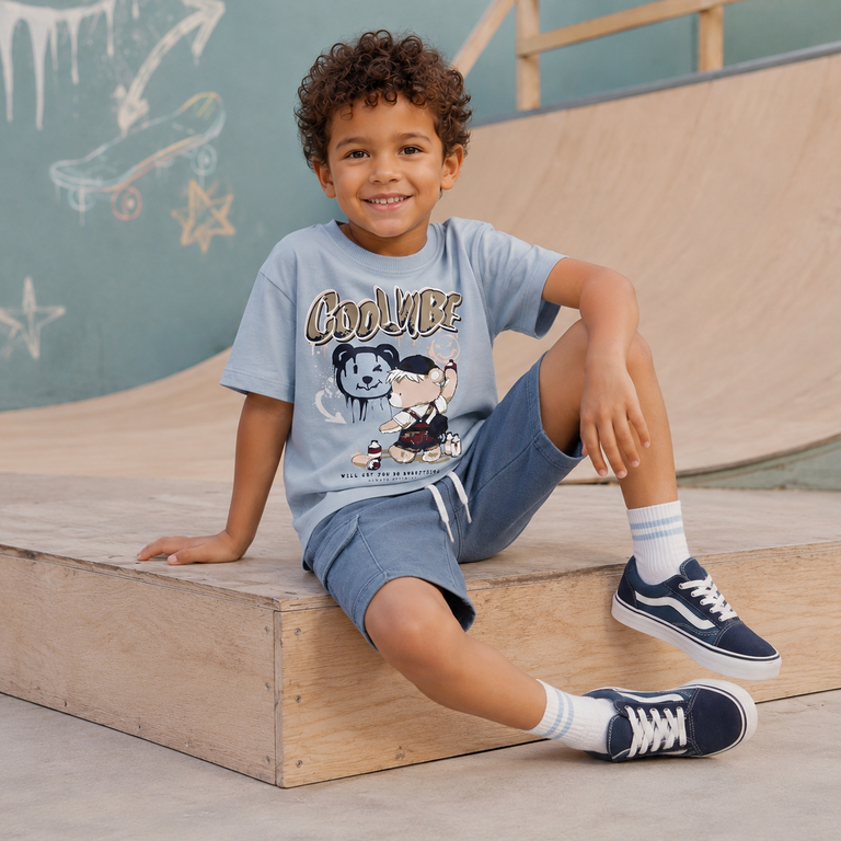 T-shirt Digro (blue fog)