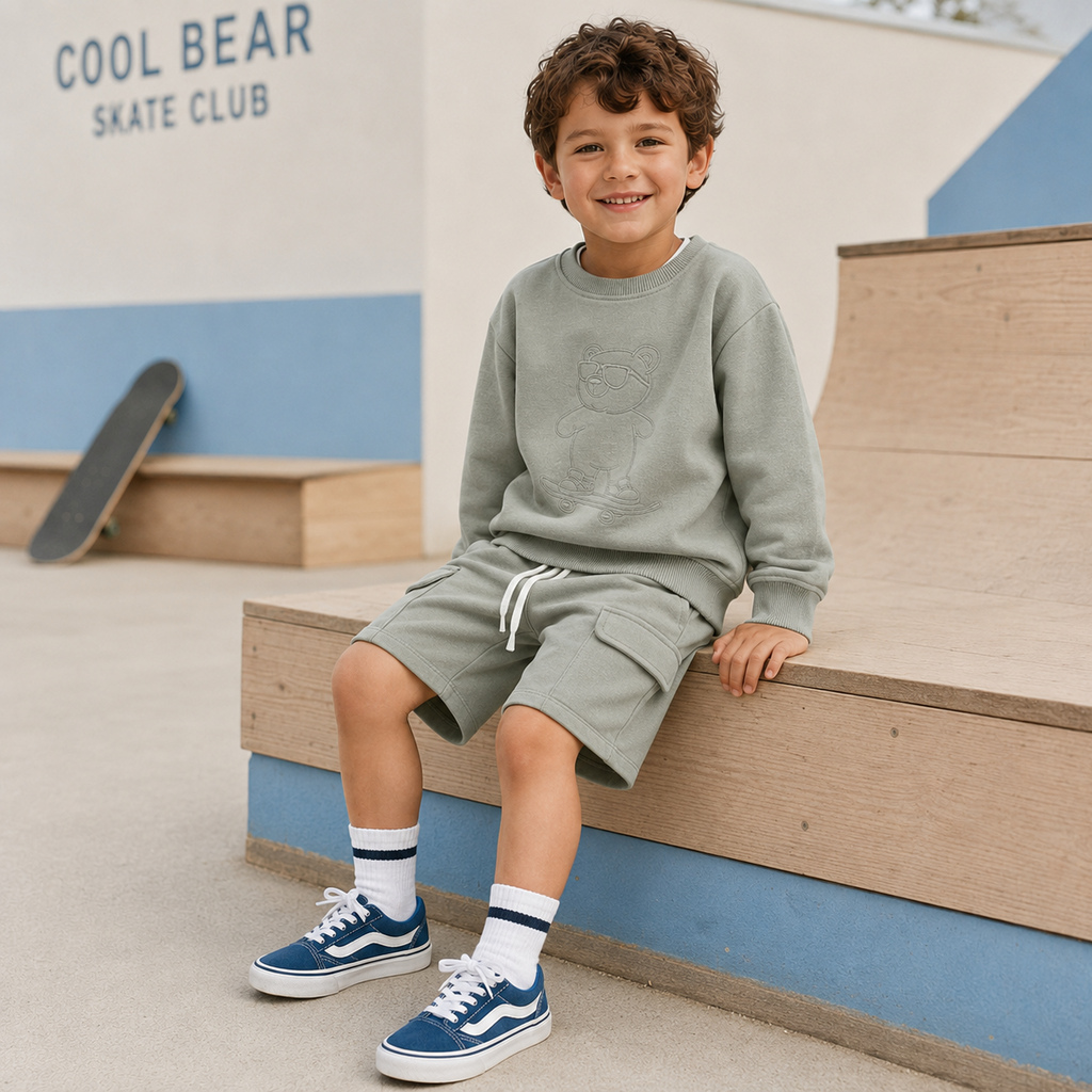 Korte broek sweat Dalk (shadow)