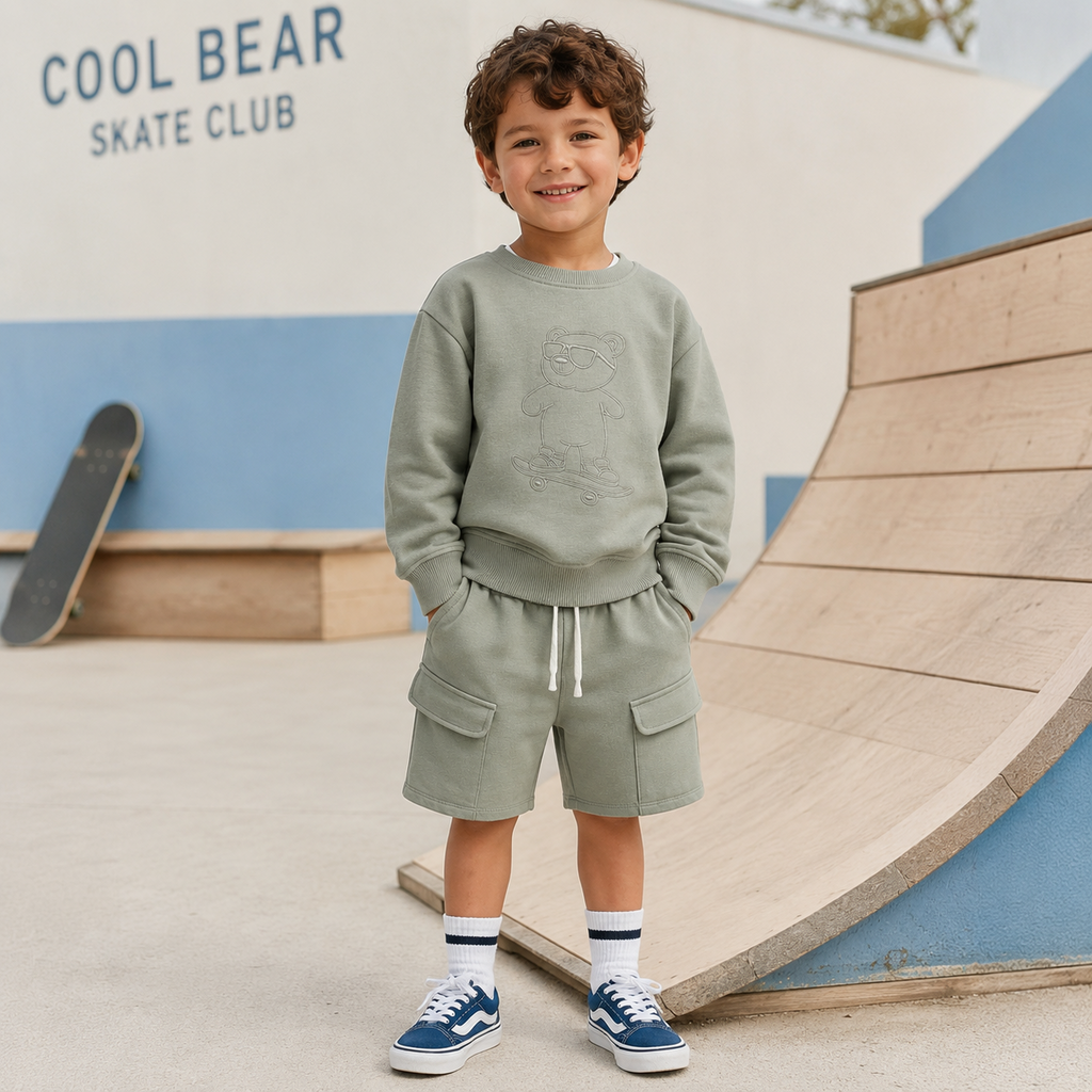 Korte broek sweat Dalk (shadow)