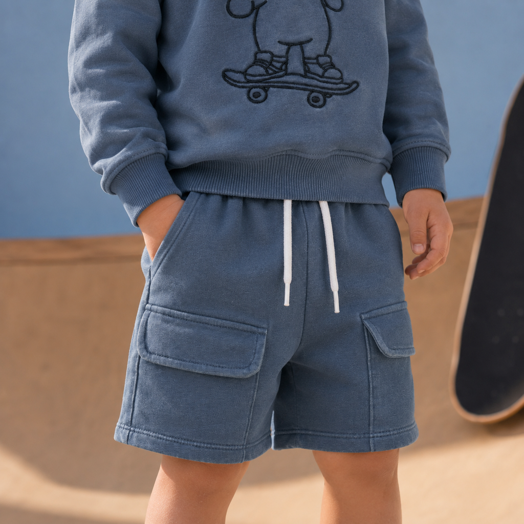 Trui sweat Dalk (vintage indigo)