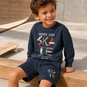 Name It Korte broek sweat Valexander (navy blazer skate)