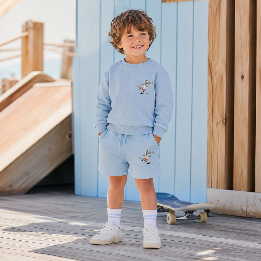 Trui sweat Valexander (blue fog skater)