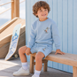 Name It Korte broek sweat Valexander (blue fog skater)