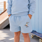 Name It Korte broek sweat Valexander (blue fog skater)