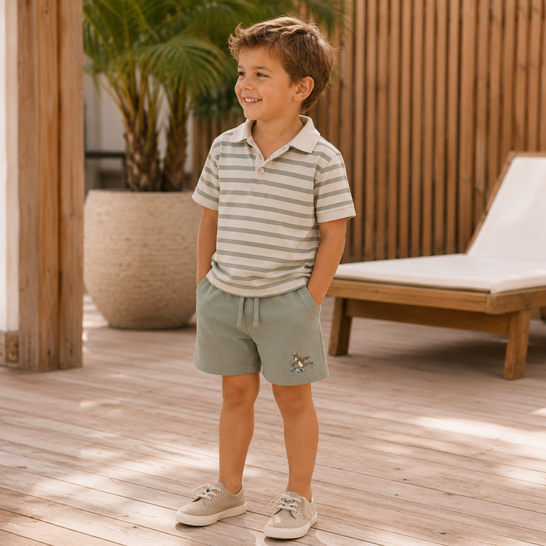 Korte broek sweat Valexander (shadow skater bear)