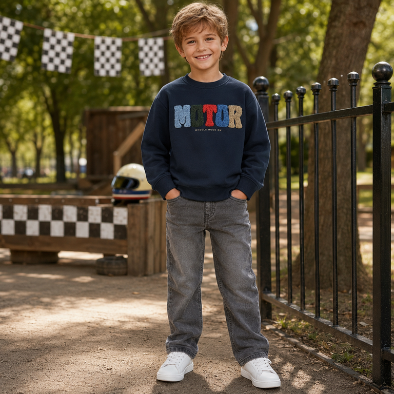 Trui sweat Bluke (navy blazer)