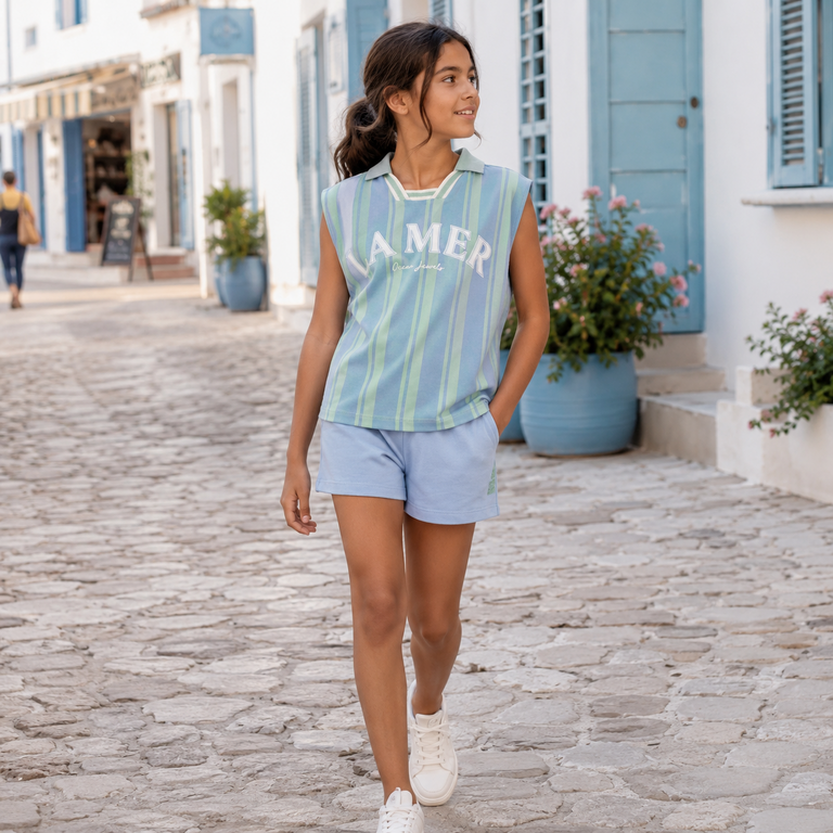 Topje polo (sea green)