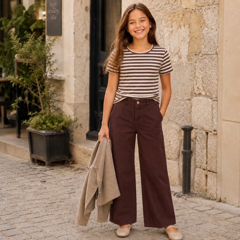 Jeans WIDE LEG Rose (andorra overdyed)