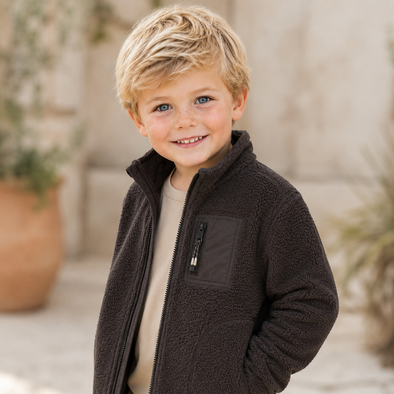 Jasje teddy Miller (chocolate brown)
